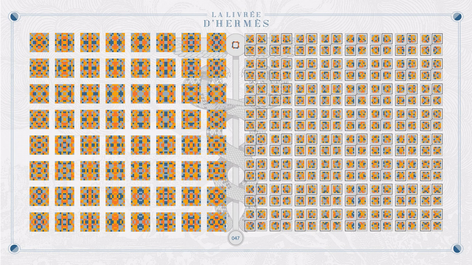 Figure 6 — planche des 256 coloriages admissibles
