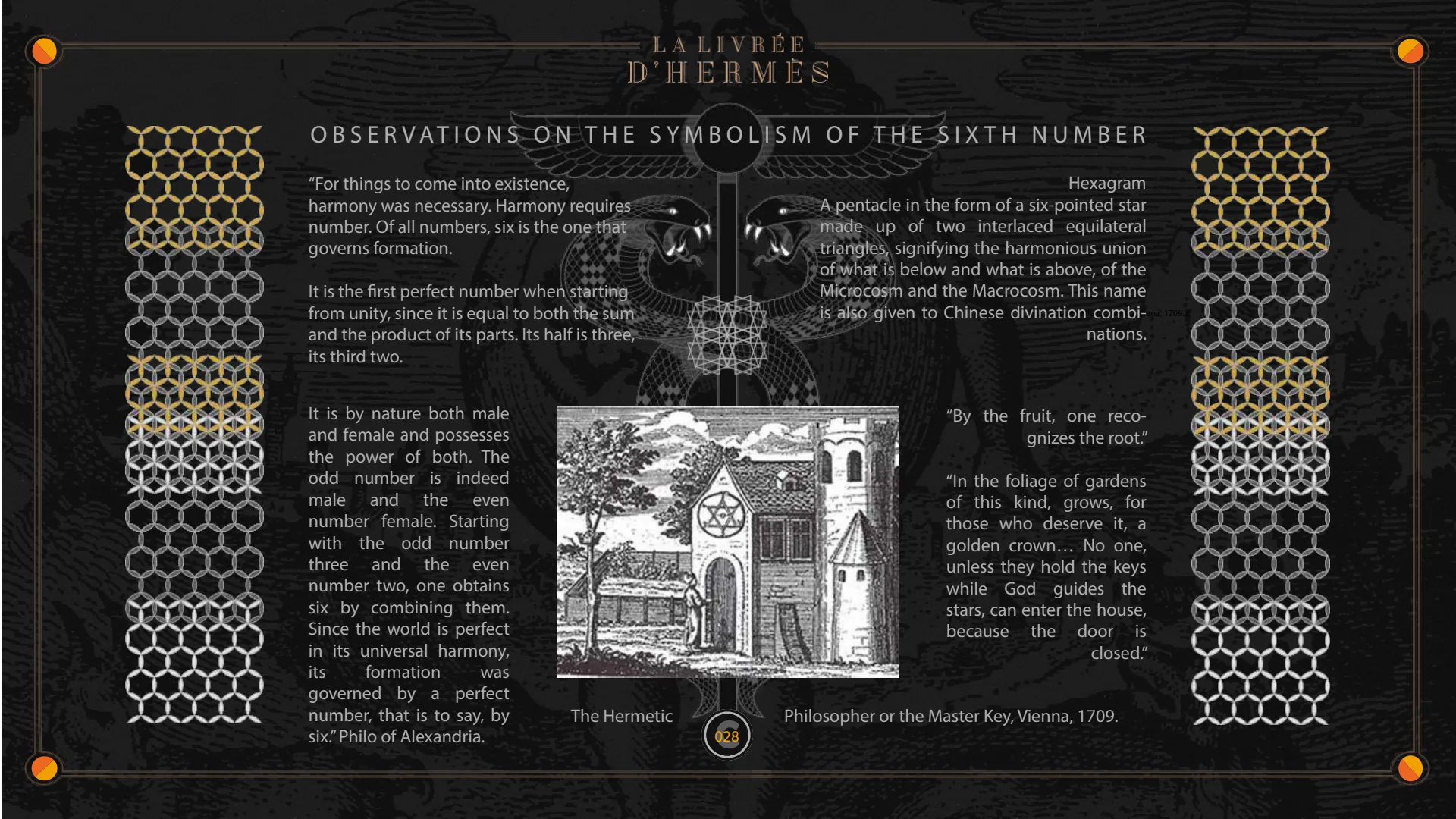 Observations on the symbolism of the sixth number: the hexagram.