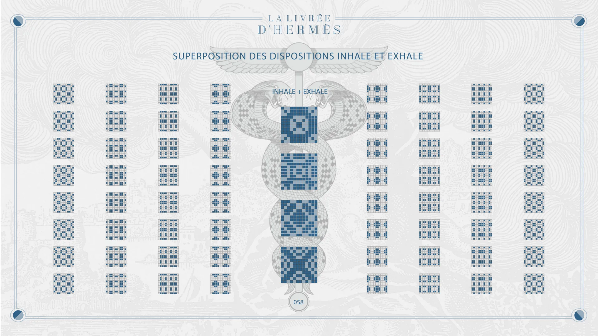 Superposition des dispositions inhale et exhale.