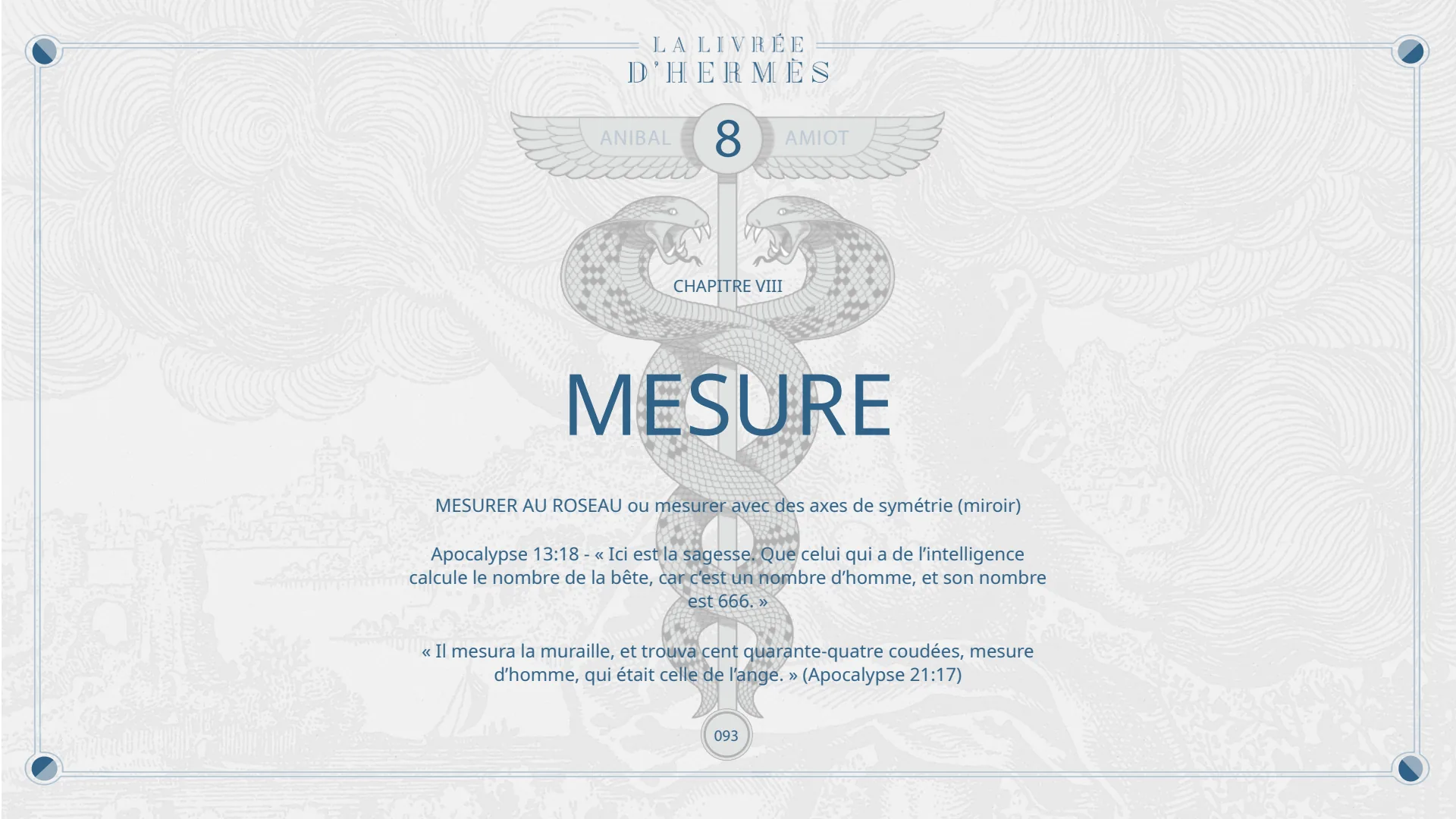 Chapitre VIII, Mesure : mesurer au roseau, ou avec des axes de symétrie (miroir).